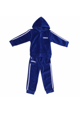 Adidas синий велюровый спортивный костюм 14036
