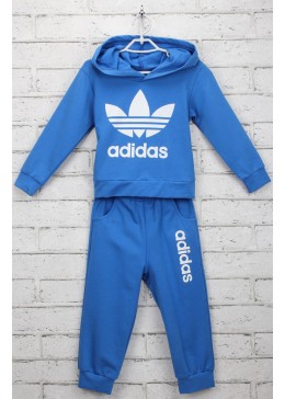Adidas голубой спортивный костюм для мальчика 14080