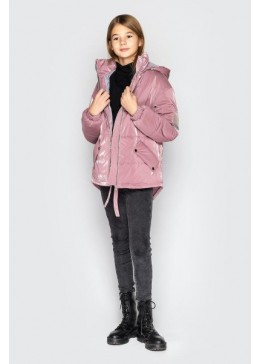 Cvetkov темно-рожева демісезонна куртка для дівчинки Айріс