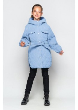 Cvetkov світло-блакитна демісезонна куртка для дівчинки Челсі