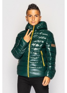 Cvetkov зелена куртка для хлопчика Домінік