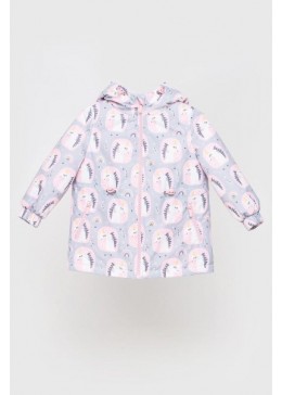 Cvetkov серо-розовая куртка для девочки Эбби