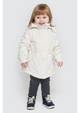 Cvetkov молочна подвійна куртка для дівчинки Інна