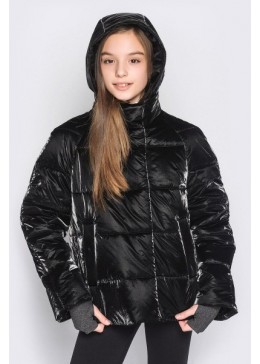 Cvetkov чорна куртка для дівчинки Меган