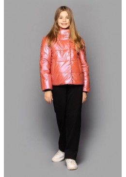 Cvetkov перлинно-помаранчева куртка для дівчинки Меган