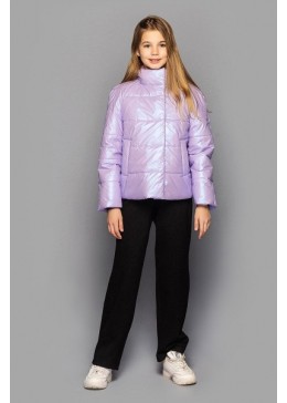 Cvetkov перлинно-бузкова куртка для дівчинки Меган