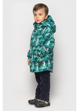 Cvetkov изумрудно-зеленая куртка для мальчика Оскар