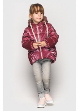 Cvetkov темно-рожева куртка для дівчинки Террі