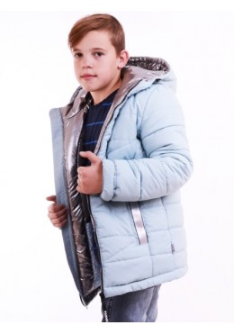 Luxik зимняя голубая куртка для мальчика К31