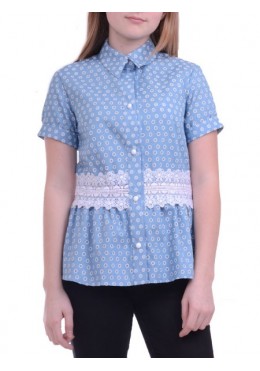 Luxik школьная блуза для девочки Luxik Хризантема