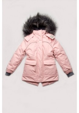 Модный карапуз зимняя куртка парка для девочки 03-00887-0