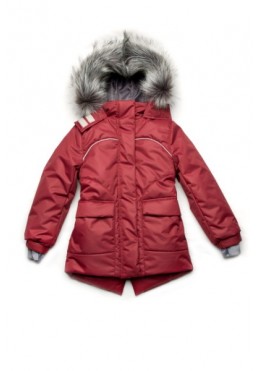 Модный карапуз зимняя куртка парка для девочки 03-00887-2