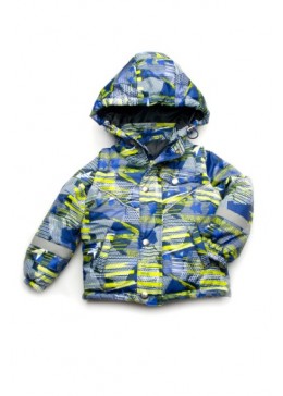 Модный карапуз синяя демисезонная куртка-жилет для мальчика 03-00838-0