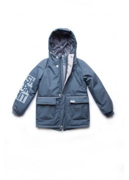 Модный карапуз синяя демисезонная куртка для мальчика 03-01143-0