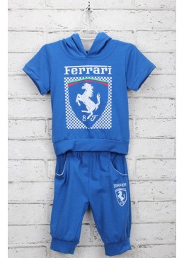 Ferrari голубой спортивный костюм для мальчика 14064