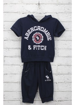 Abercrombie&Fitch темно-синий спортивный костюм для мальчика 14066