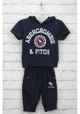 Abercrombie&Fitch темно-синий спортивный костюм для мальчика 14066