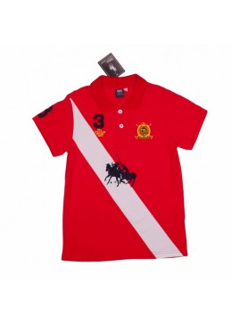Polo красная футболка для мальчика Т01014