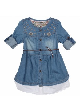 Zara джинсовое платье для девочки 18064