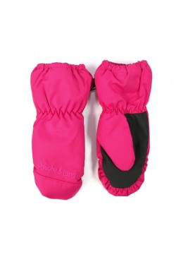 Peluche розовые детские непромокаемые варежки-краги для девочки 52 EF MIT F16 Hot Pink