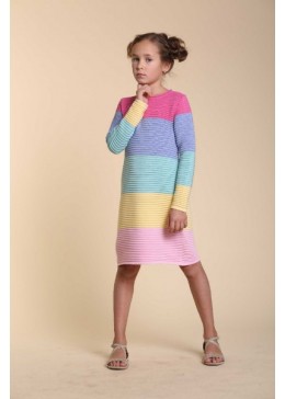 TopHat разноцветное платье для девочки Rainbow 19028