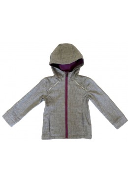 Nano демисезонная куртка для девочки Softshell F17 M 1400 Grey Mix