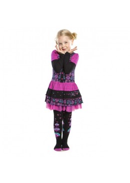 Nano лиловое трикотажное платье для девочки 1420-01
