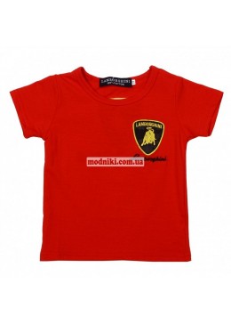 Lamborghini красная футболка для мальчика 19062