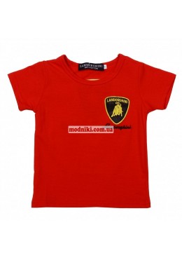 Lamborghini красная футболка для мальчика 19062