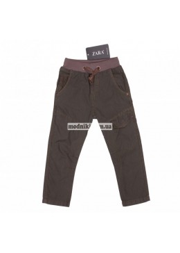Zara коричневые вельветовые штаны для мальчика А05004