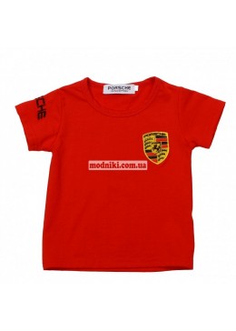 Porsche красная футболка для мальчика 19064
