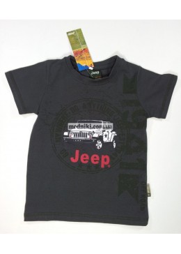 Jeep черная футболка для мальчика М05007