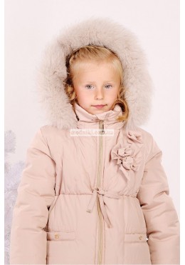 Модный карапуз зимняя куртка для девочки Ваниль 03-00544