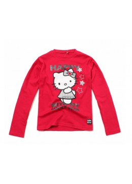Hello Kitty малиновый реглан для девочки 019