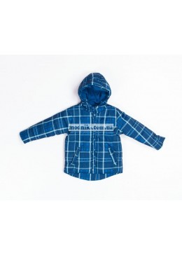 Baby синяя демисезонная куртка для мальчика 11010