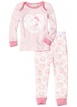 Розовая пижама для девочки 150
