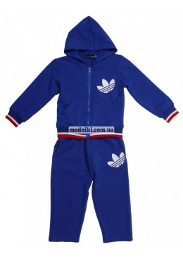 Adidas синий спортивный костюм для мальчика 14021