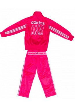 Adidas малиновый cпортивный костюм для девочки 14014