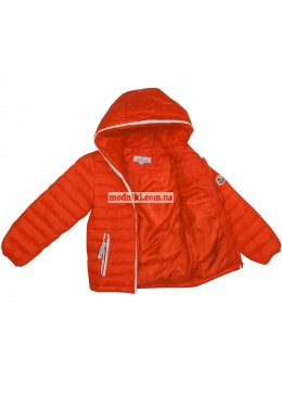 Moncler оранжевая детская демисезонная куртка 50073