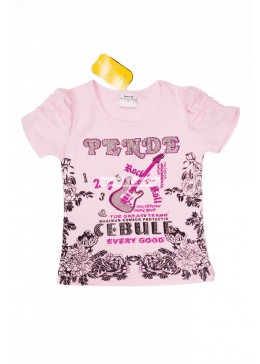 NOVA розовая футболка для девочки Т02009