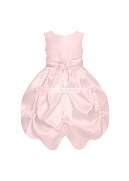 American Princess розовое нарядное платье для девочки 25119