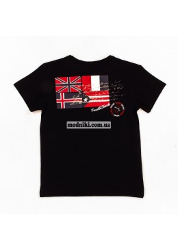 Paul&Shark черная футболка для мальчика 19024