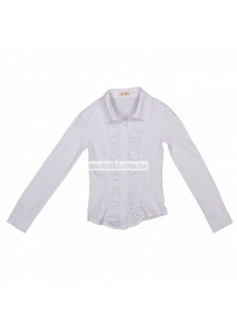 Eti белая школьная блузка для девочки 02002