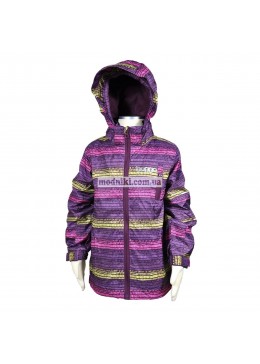 Bugga фиолетовая демисезонная куртка для девочки 848