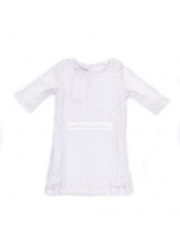 Kenzo белое нарядное платье для девочки 18014