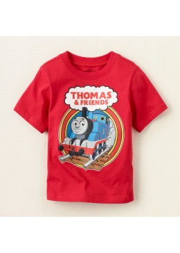 The childrens' place красная футболка "Томас" для мальчика 078