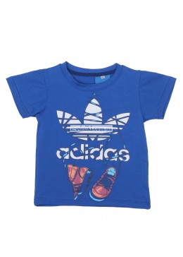 Adidas синяя футболка для мальчика 19128