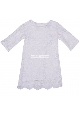 Uniqciehan белое нарядное платье для девочки 18044