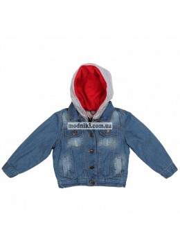 Zara джинсовая куртка с утеплителем для мальчика 50069