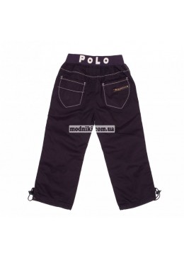 Polo черные котоновые брюки для мальчика А05006